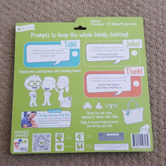 **NEW** Open The Joy Let’s Chat! Activity Set - Picture 2 of 2